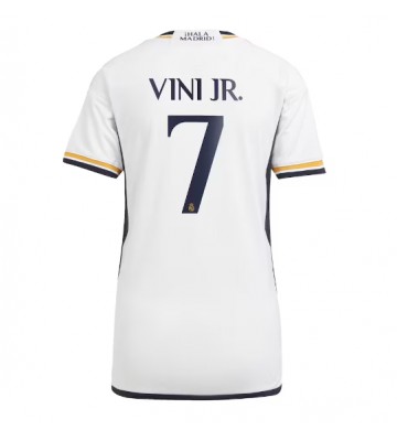 Real Madrid Vinicius Junior #7 Replica Home Stadium Shirt for Women 2023-24 Short Sleeve